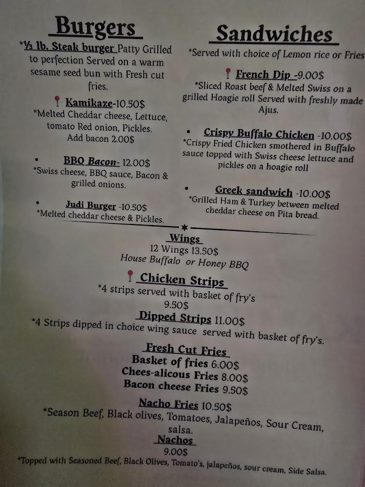 Kamikazes - House Of Rock Menu image 1