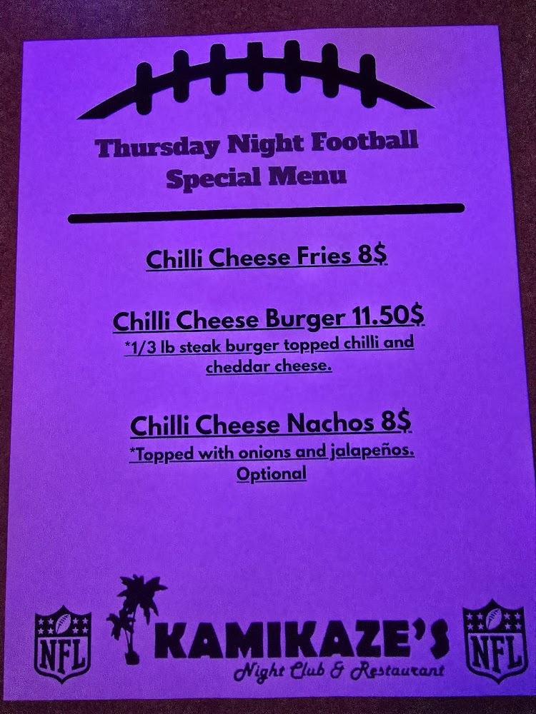 Kamikazes - House Of Rock Menu image 4